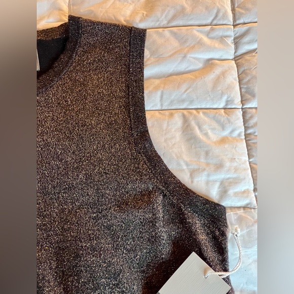 NWT Worthington black and metallic gold sleeveless top. Women’s size XL. - Picture 6 of 8